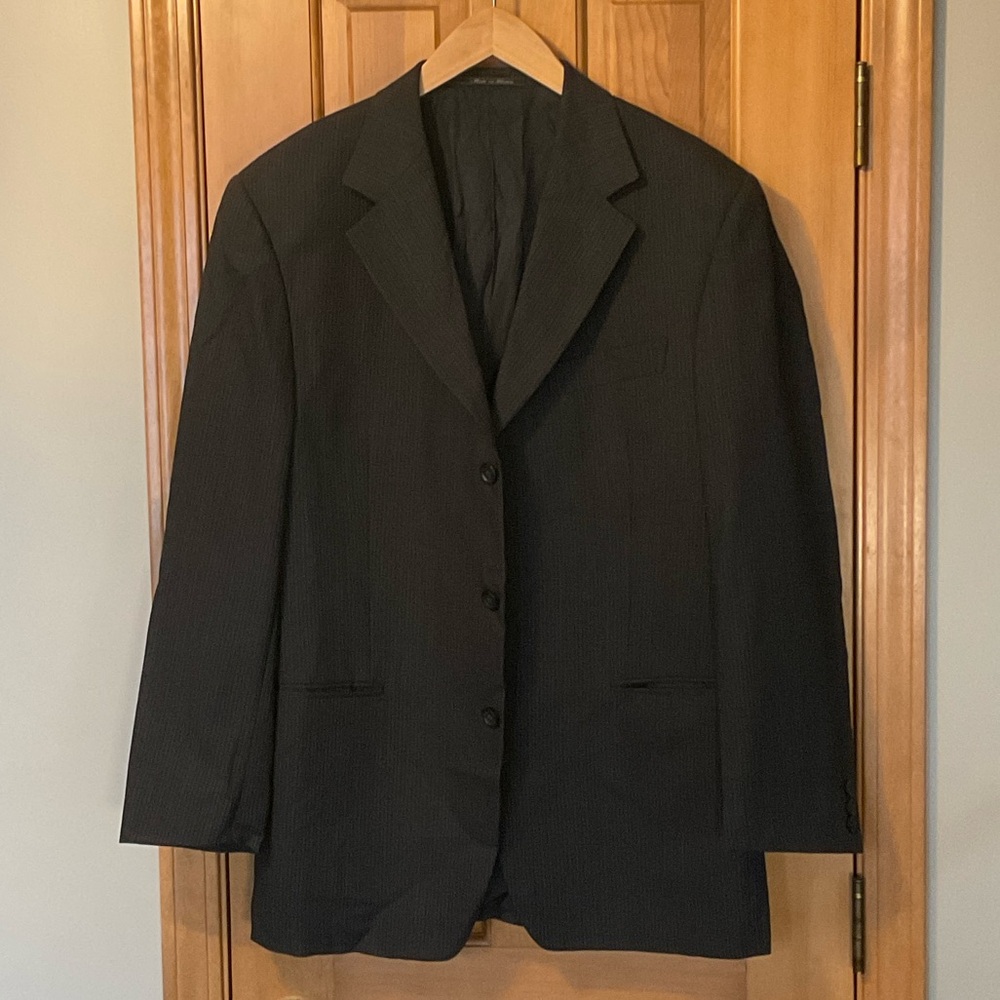 Ermenegildo Zegna Dark Gray Suit Jacket